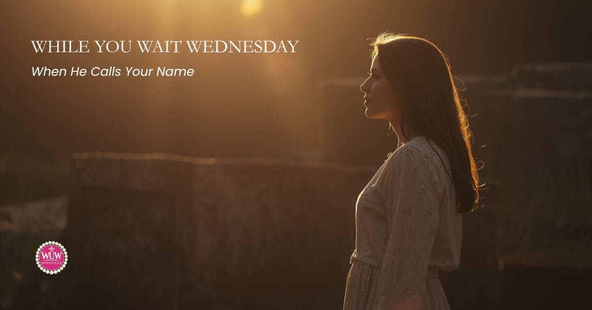 Woman standing in soft dawn light representing a moment of recognizing Jesus in a season of waiting