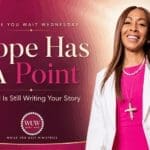 Dr. Lael sharing a message of hope that God is still writing your story during difficult seasons